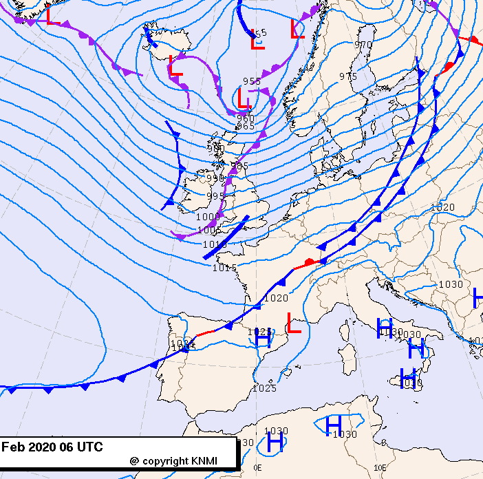 Previsioni meteo per lunedì 17, martedì 18, mercoledì 19 (febbraio)