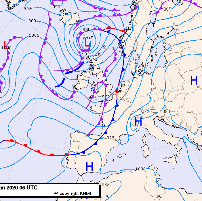 Previsioni meteo per venerdì 17, sabato 18, domenica 19 (gennaio)