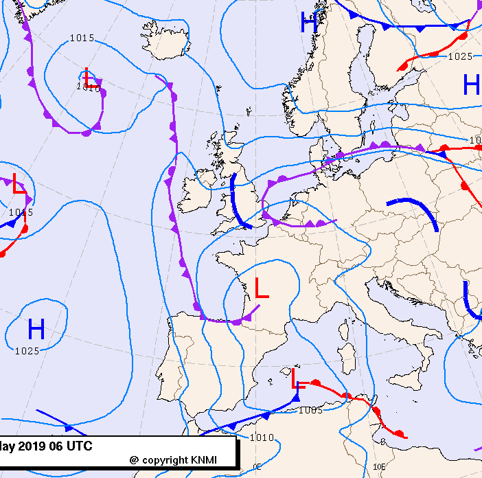 Previsioni meteo per venerdì 17, sabato 18, domenica 19 (maggio)