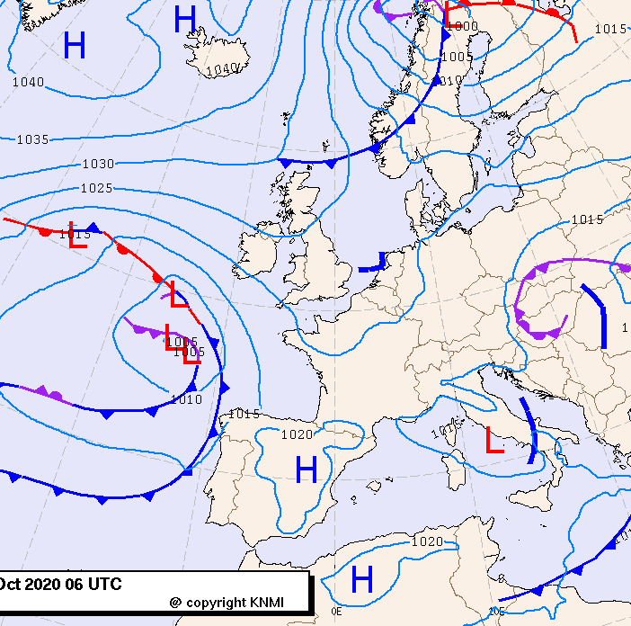 Previsioni meteo per sabato 17, domenica 18, lunedì 19 (ottobre)