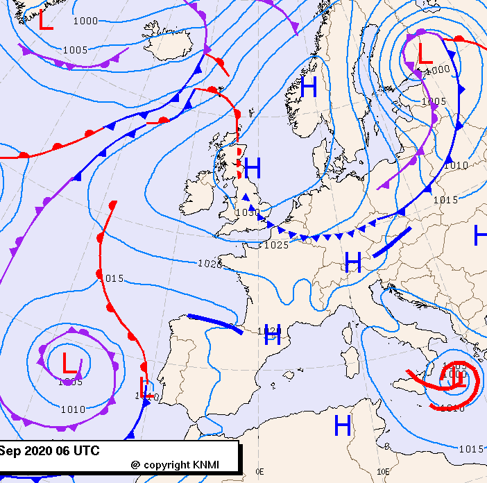 Previsioni meteo per giovedì 17, venerdì 18, sabato 19 (settembre)