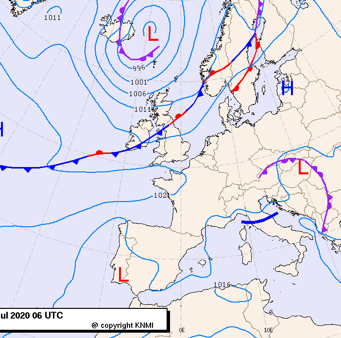 Previsioni meteo per sabato 18, domenica 19, lunedì 20 (luglio)
