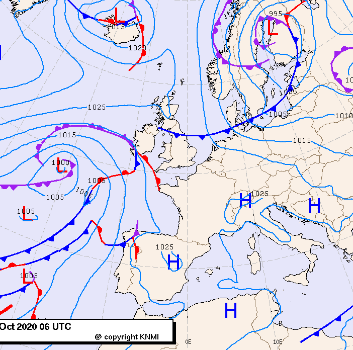 Previsioni meteo per domenica 18, lunedì 19, martedì 20 (ottobre)