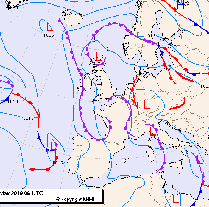 Previsioni meteo per domenica 19, lunedì 20, martedì 21 (maggio)