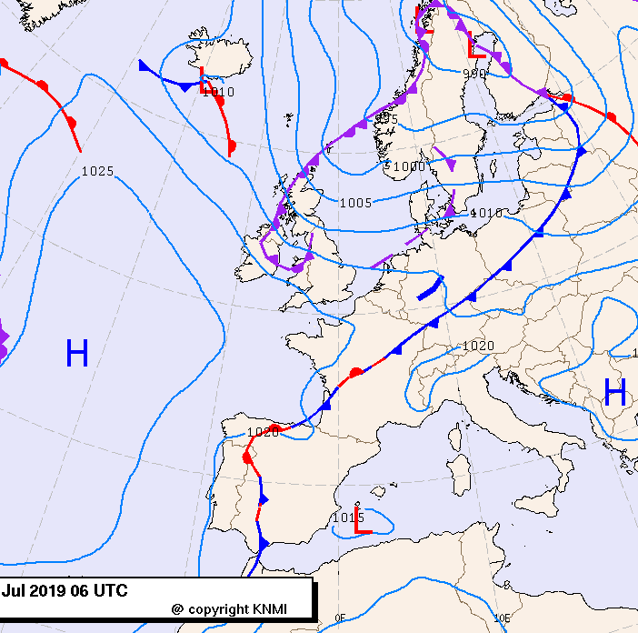 Previsioni meteo per lunedì 1, martedì 2, mercoledì 3 (luglio)