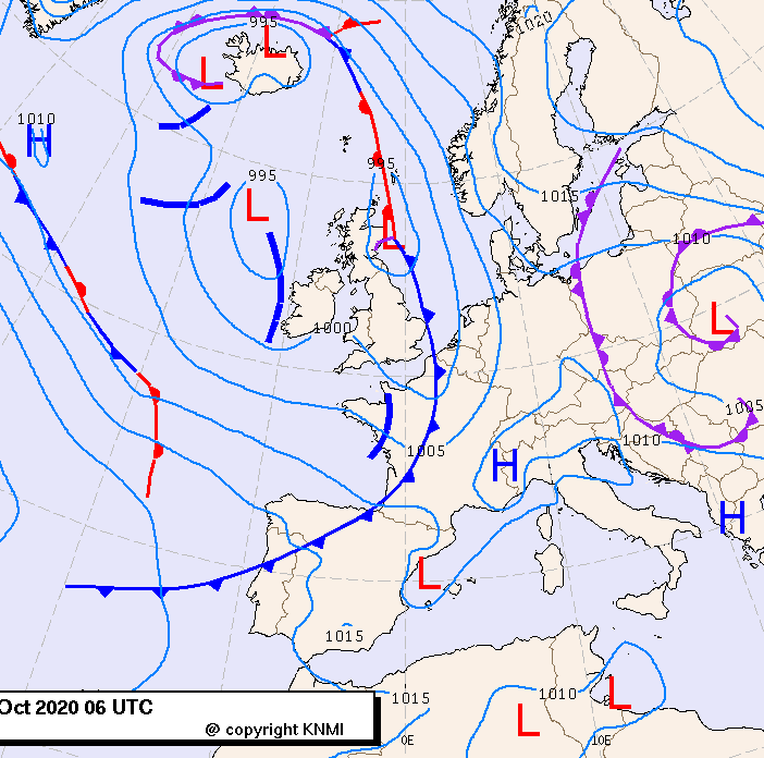 Previsioni meteo per giovedì 1, venerdì 2, sabato 3 (ottobre)