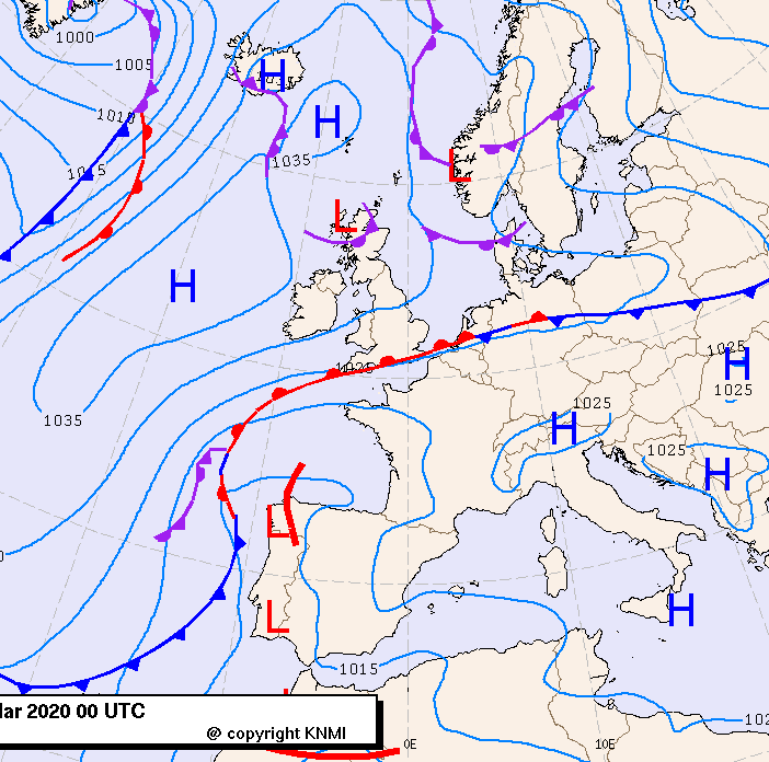 Previsioni meteo per lunedì 30, martedì 31, mercoledì 1 (marzo-aprile)