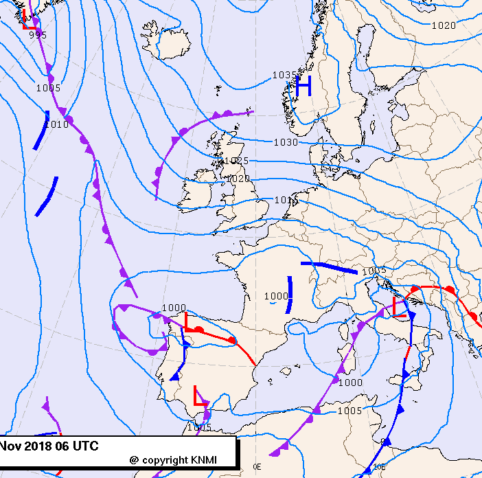 Previsioni meteo per martedì 20, mercoledì 21, giovedì 22 (novembre)