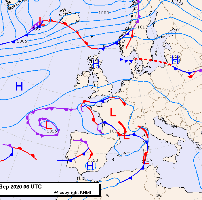 Previsioni meteo per domenica 20, lunedì 21, martedì 22 (settembre)
