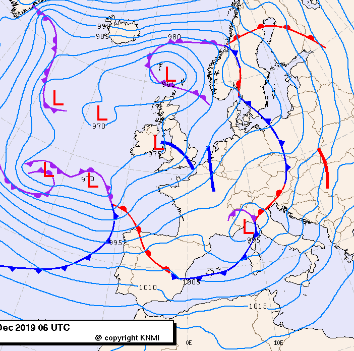 Previsioni meteo per sabato 21, domenica 22, lunedì 23 (dicembre)