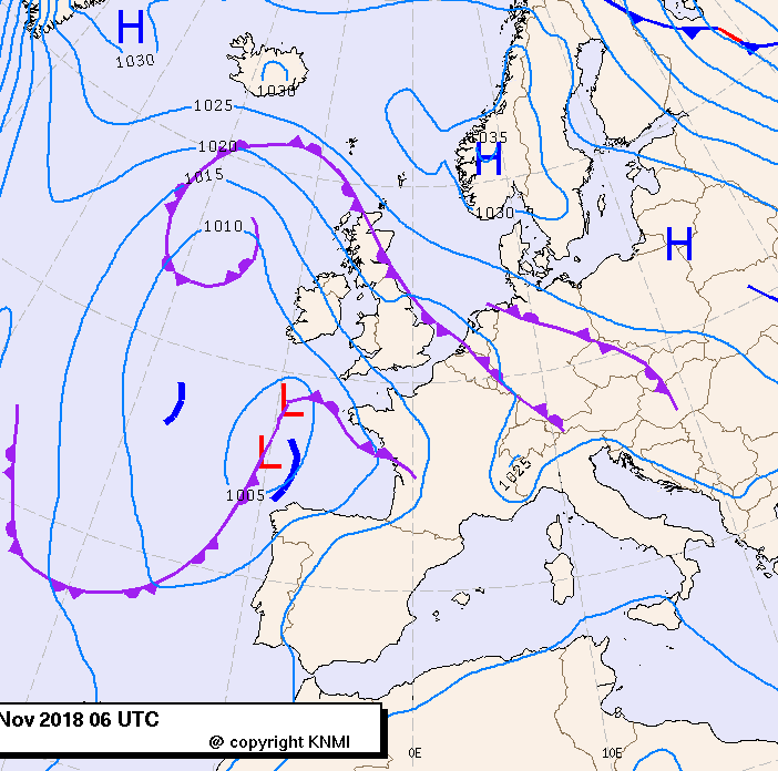 Previsioni meteo per giovedì 22, venerdì 23, sabato 24 (novembre)