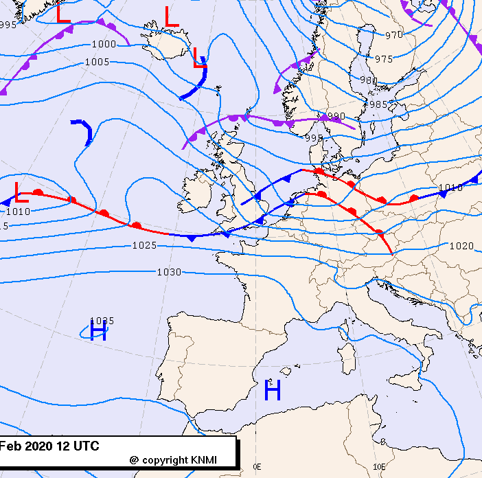 Previsioni meteo per domenica 23, lunedì 24, martedì 25 (febbraio)