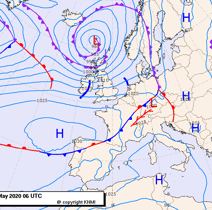Previsioni meteo per sabato 23, domenica 24, lunedì 25 (maggio)