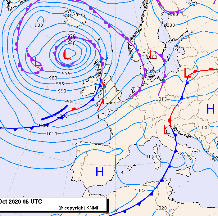 Previsioni meteo per sabato 24, domenica 25, lunedì 26 (ottobre)
