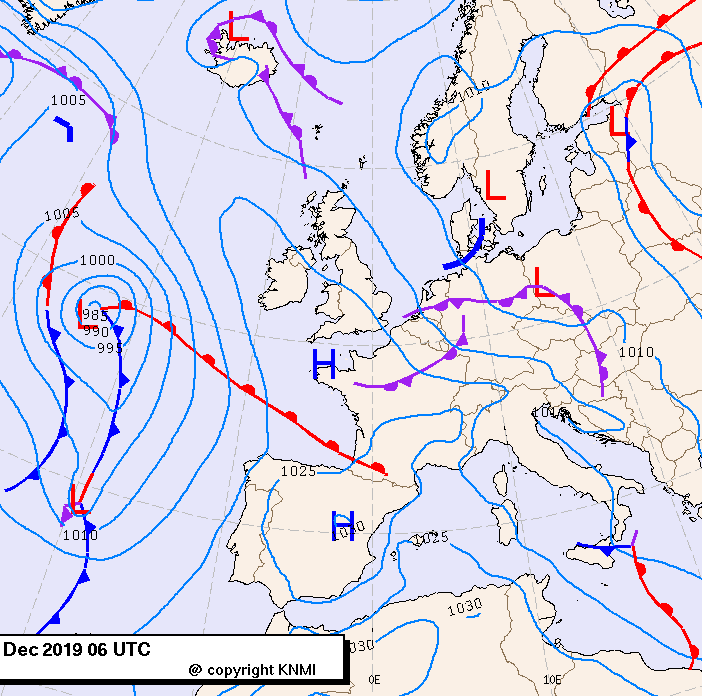 Previsioni meteo per mercoledì 25, giovedì 26, venerdì 27 (dicembre)
