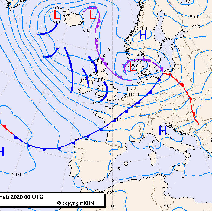 Previsioni meteo per martedì 25, mercoledì 26, giovedì 27 (febbraio)
