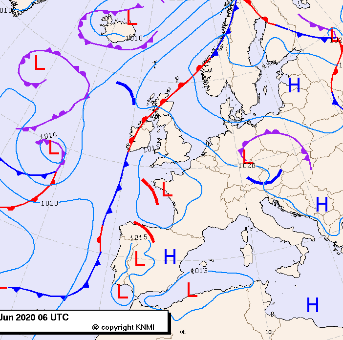 Previsioni meteo per giovedì 25, venerdì 26, sabato 27 (giugno)
