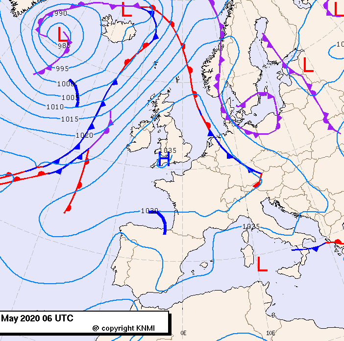 Previsioni meteo per lunedì 25, martedì 26, mercoledì 27 (maggio)
