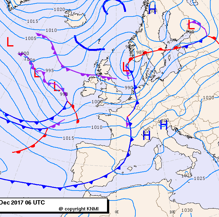 Previsioni meteo per martedì 26, mercoledì 27, giovedì 28 (dicembre)
