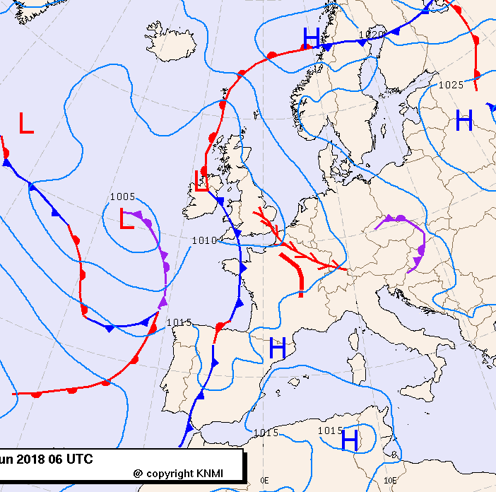Previsioni meteo per venerdì 26, sabato 27, domenica 28 (giugno)