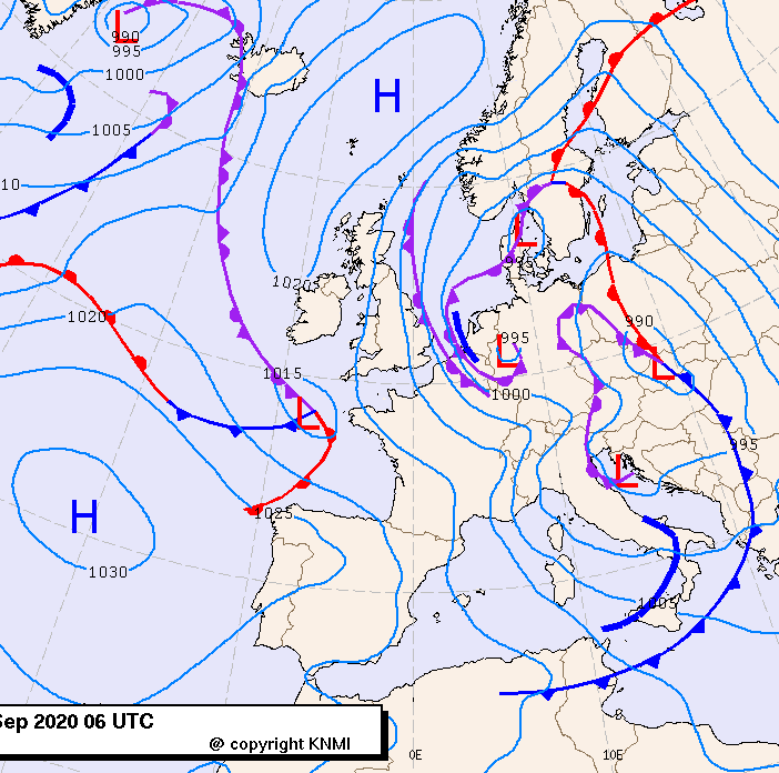 Previsioni meteo per sabato 26, domenica 27, lunedì 28 (settembre)