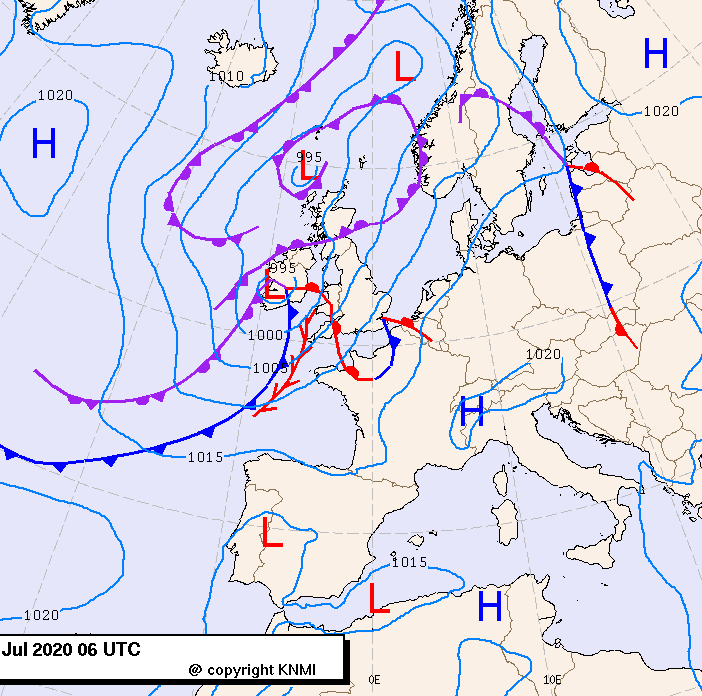 Previsioni meteo per lunedì 27, martedì' 28, mercoledì 29 (luglio)