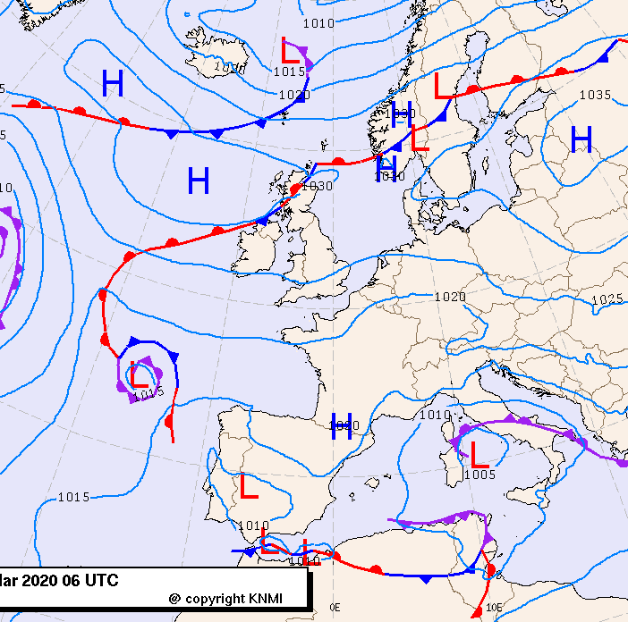 Previsioni meteo per venerdì 27, sabato 28, domenica 29 (marzo)