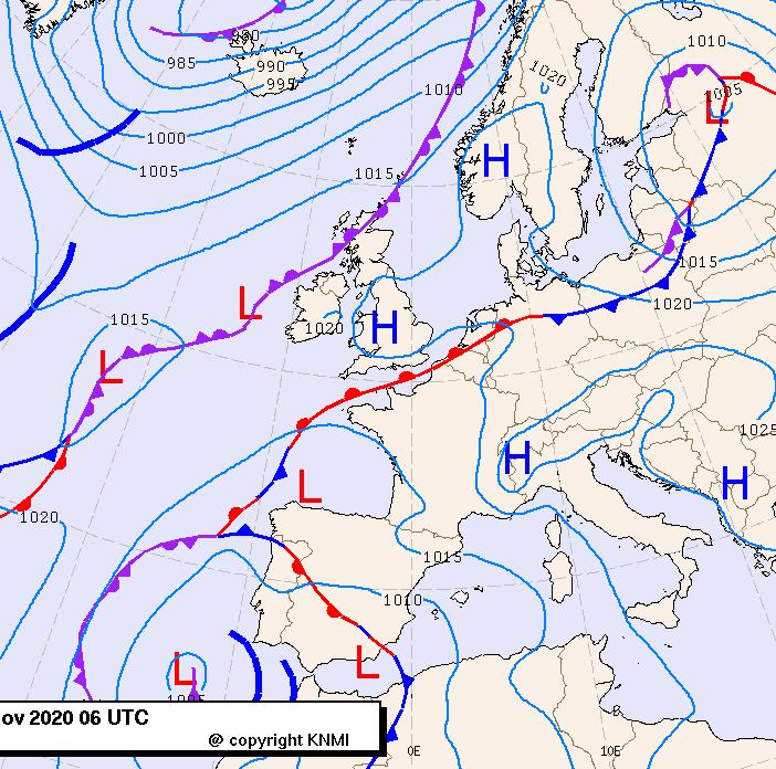Previsioni meteo per venerdì 27, sabato 28, domenica 29 (novembre)