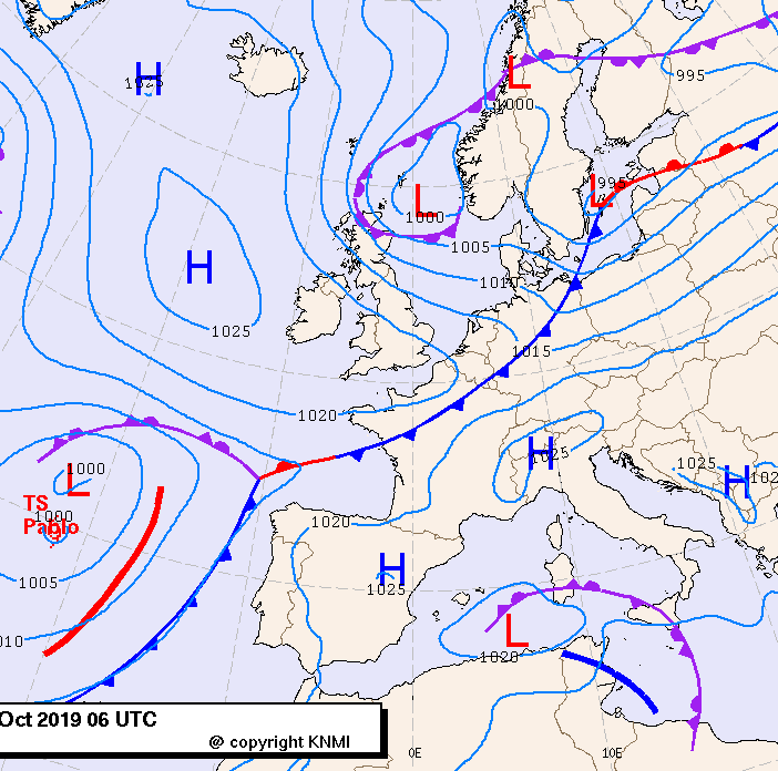 Previsioni meteo per domenica 27, lunedì 28, martedì 29 (ottobre)