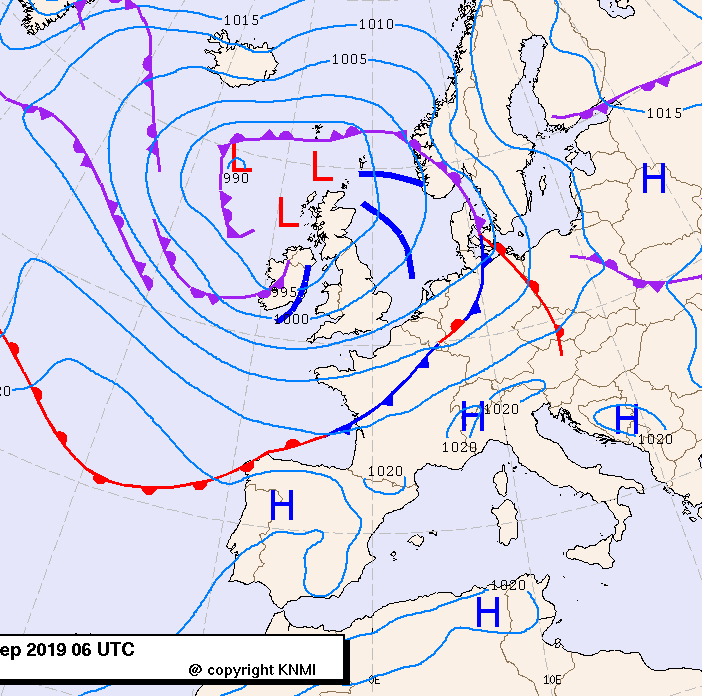 Previsioni meteo per venerdì 27, sabato 28, domenica 29 (settembre)