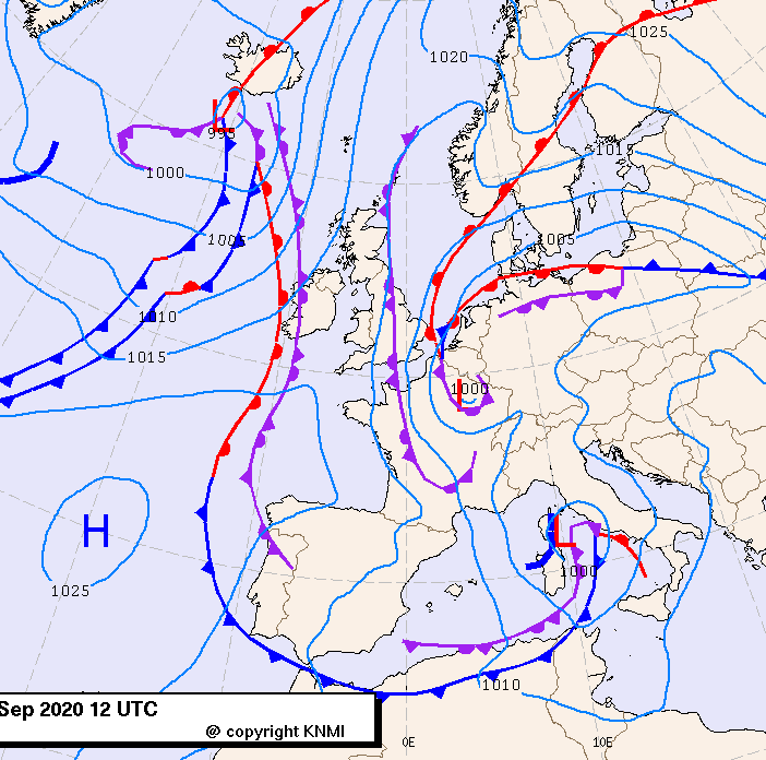 Previsioni meteo per domenica 27, lunedì 28, martedì 29 (settembre)
