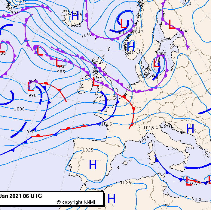 Previsioni meteo per giovedì 28, venerdì 29, sabato 30 (gennaio)