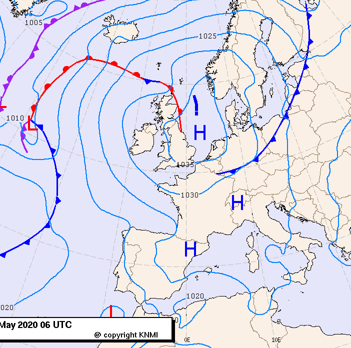 Previsioni meteo per giovedì 28, venerdì 29, sabato 30 (maggio)