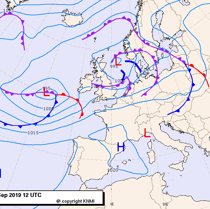 Previsioni di meteo per sabato 28, domenica 29, lunedì 30 (settembre)