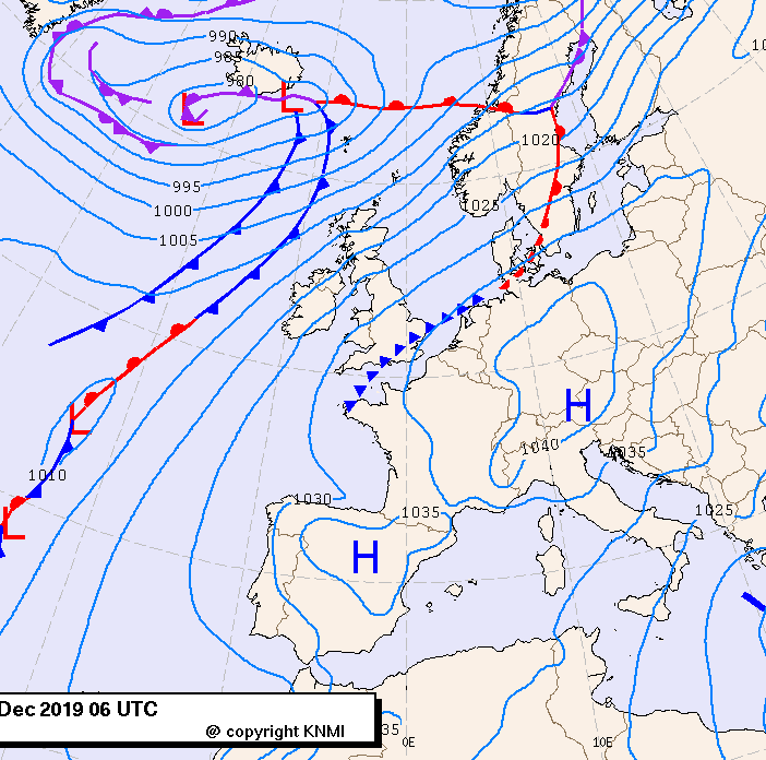 Previsioni meteo per domenica 29, lunedì 30, martedì 31 (dicembre)