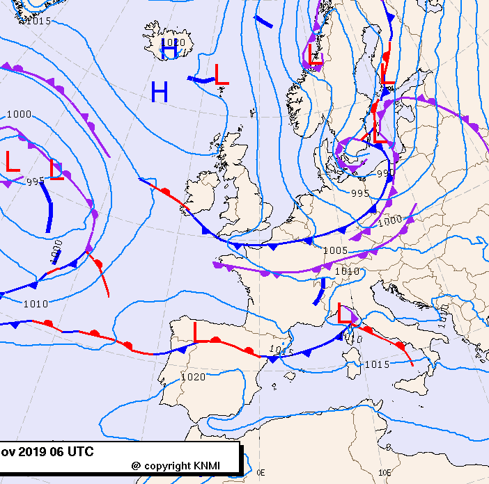 Previsioni meteo per venerdì 29, sabato 30, domenica 1 (novembre-dicembre)