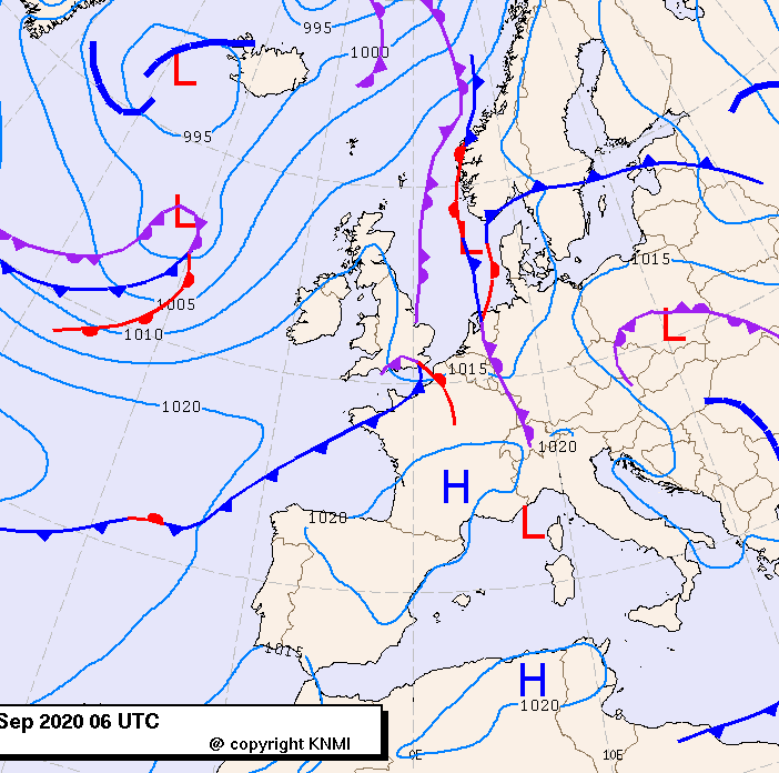 Previsioni meteo per martedì 29, mercoledì 30, giovedì 1 (settembre-ottobre)