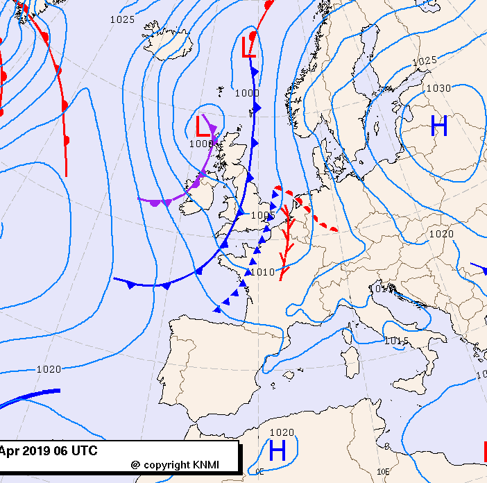 Previsioni meteo per martedì 2, mercoledì 3, giovedì 4 (aprile)