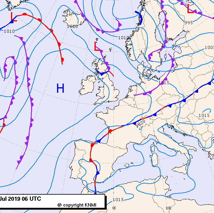 Previsioni meteo per martedì 2, mercoledì 3, giovedì 4 (luglio)