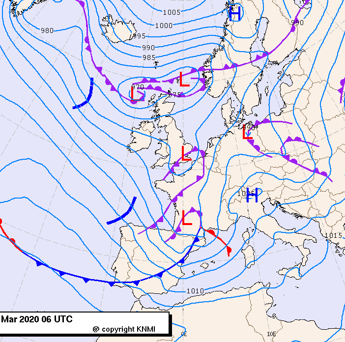 Previsioni meteo per lunedì 2, martedì 3, mercoledì 4 (marzo)