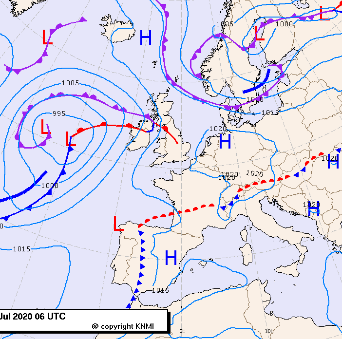 Previsioni meteo per giovedì 30, venerdì 31, sabato 1 (luglio-agosto)