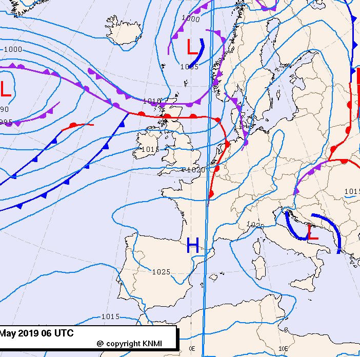 Previsioni meteo per giovedì 30, venerdì 31, sabato 1 (maggio-giugno)