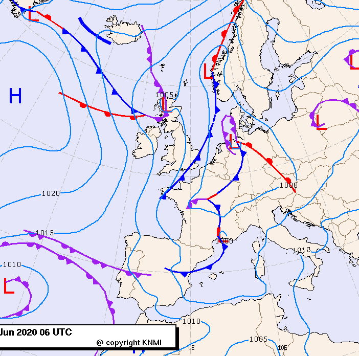 Previsioni meteo per giovedì 4, venerdì 5, sabato 6 (giugno)