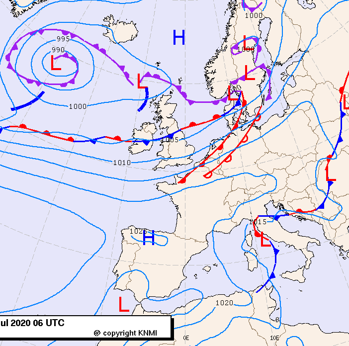 Previsioni meteo per sabato 4, domenica 5, lunedì 6 (luglio)
