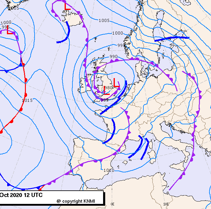 Previsioni meteo per domenica 4, lunedì 5, martedì 6 (ottobre)