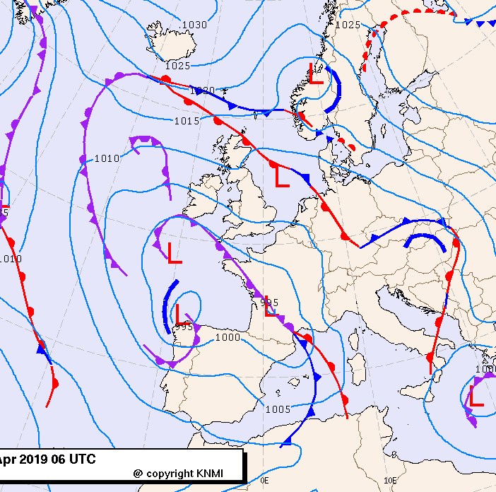 Previsioni meteo per sabato 6, domenica 7, lunedì 8 (aprile)