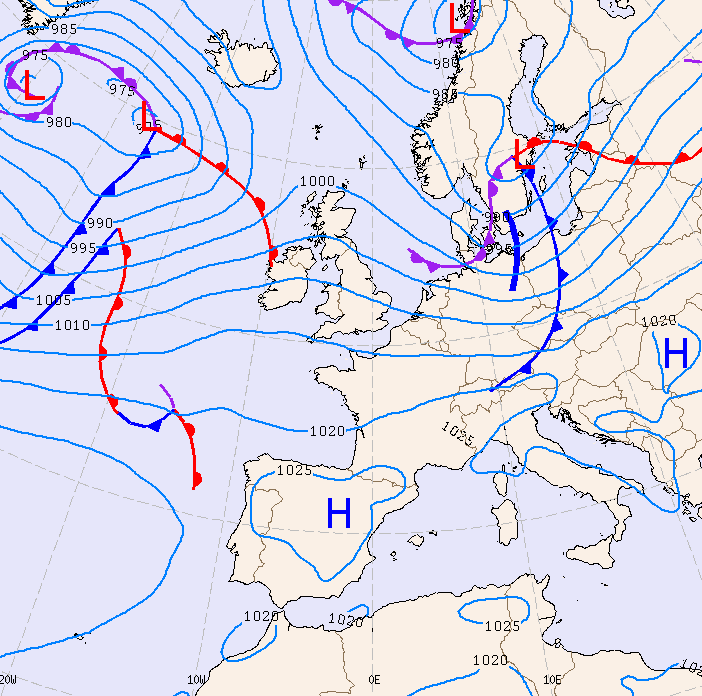 Previsioni meteo per sabato 7, domenica 8, lunedì 9 (dicembre)