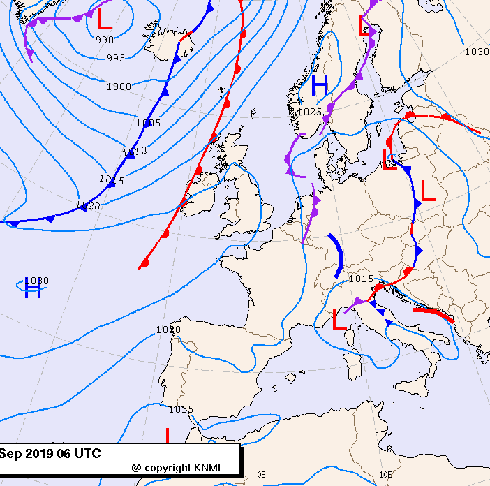 Previsioni meteo per domenica 8, lunedì 9, martedì 10 (settembre)