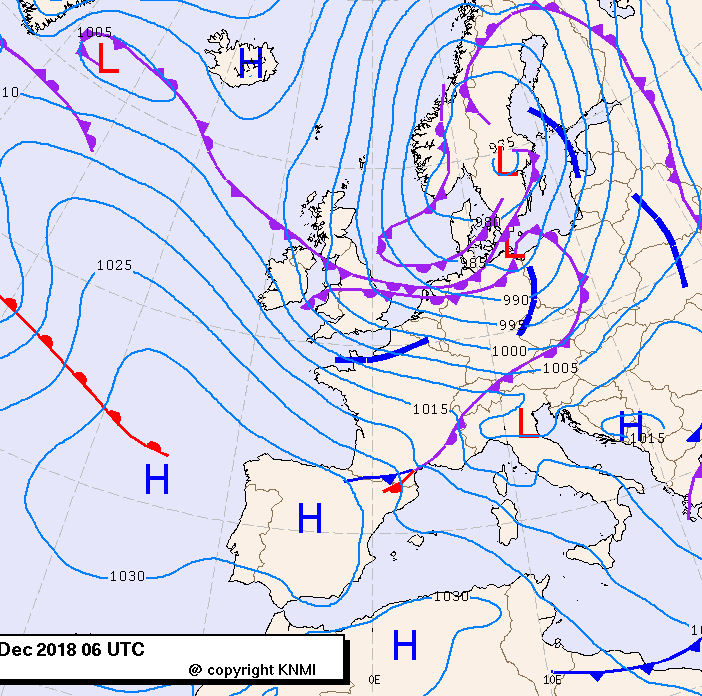 Previsioni meteo per domenica 9, lunedì 10, martedì 11 (dicembre)