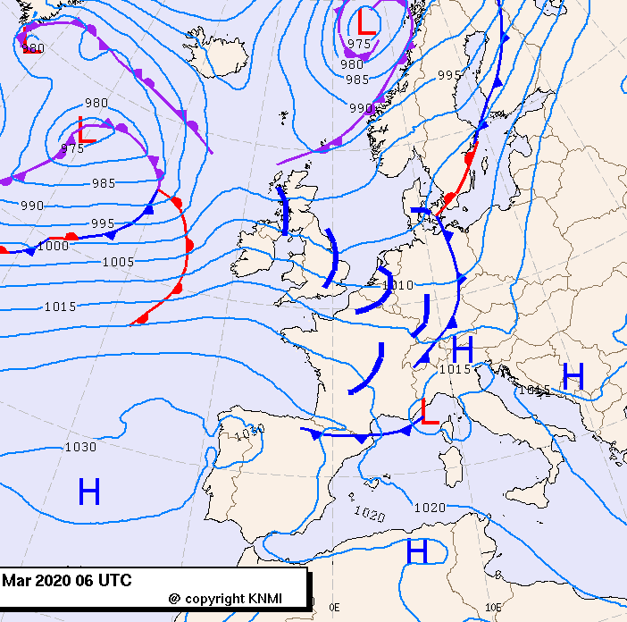 Previsioni meteo per lunedì 9, martedì 10, mercoledì 11 (marzo)